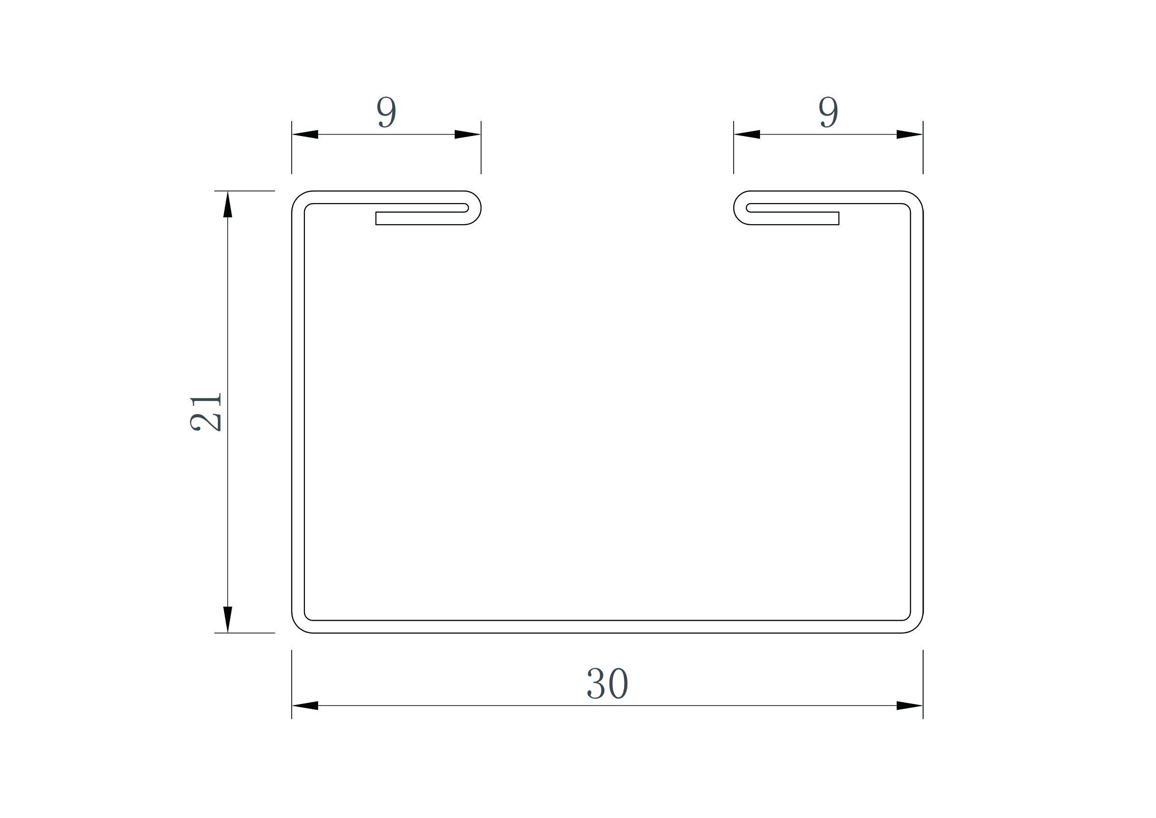 Profile Drawing Чертеж профиля