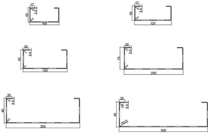 Чертеж профиля