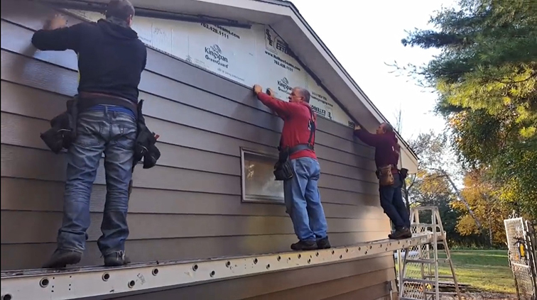 Применение профиля сайдинговой панели(2)