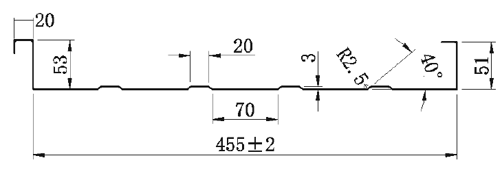 Чертеж профиля